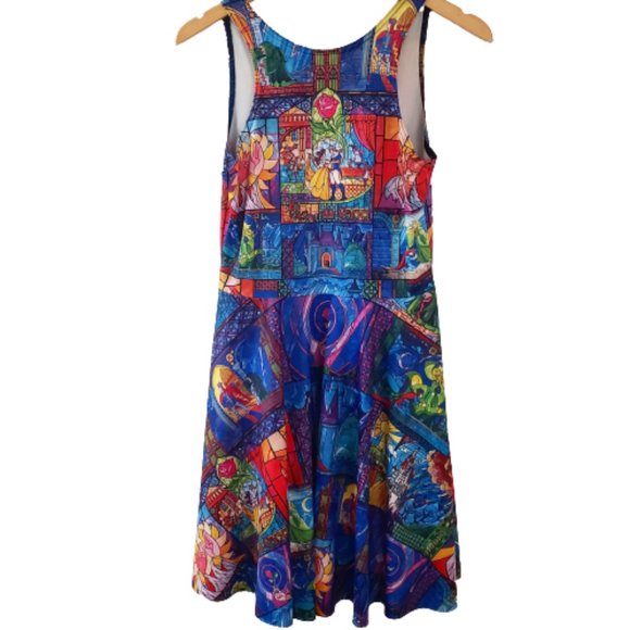 Disney x BlackMilk Beauty & The Beast Skater Dress - Picture 6 of 9